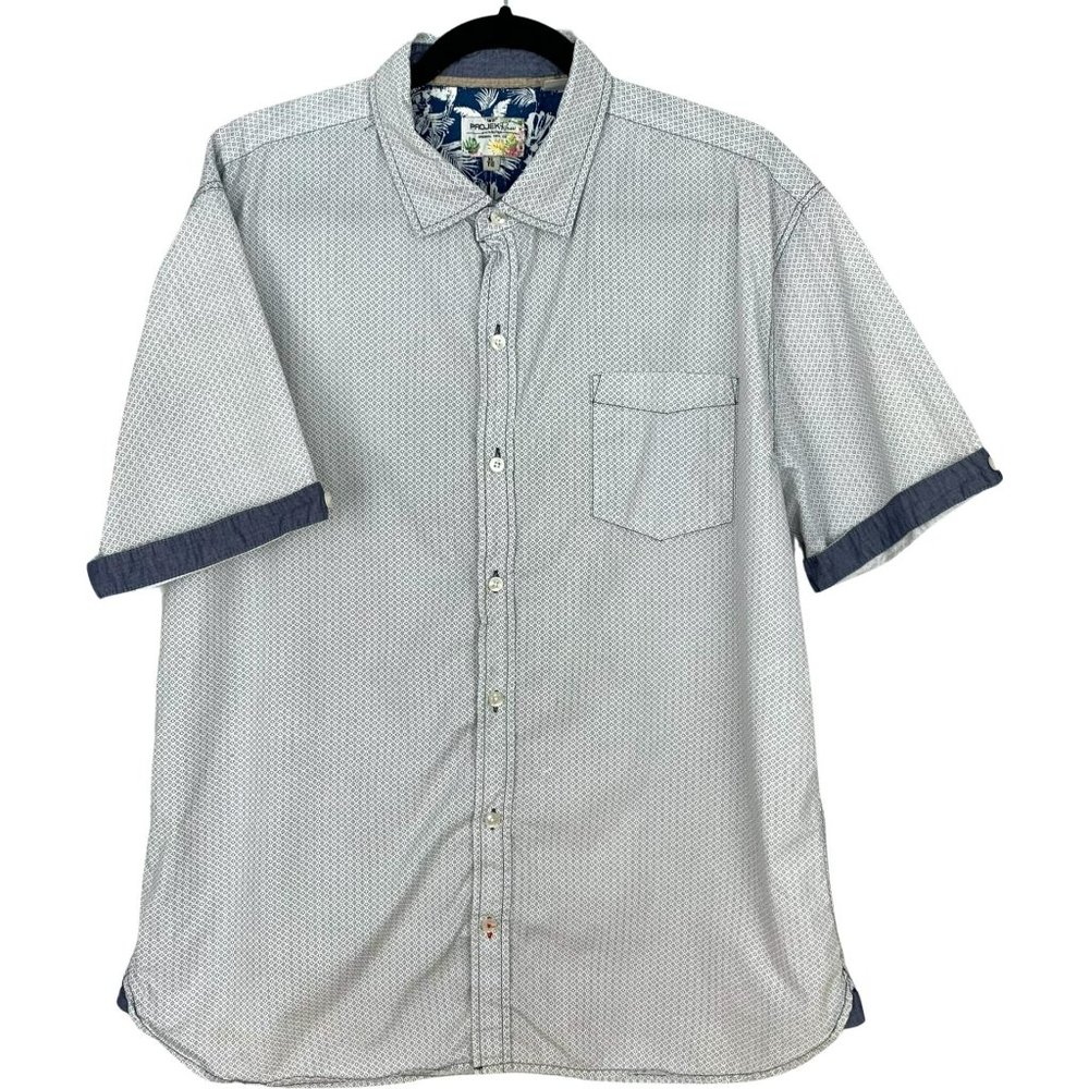 2/$25 - PROJEK RAW Short Sleeve Button Down Shirt